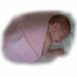 Pink Stripe Blanket Girls Baby Blanket