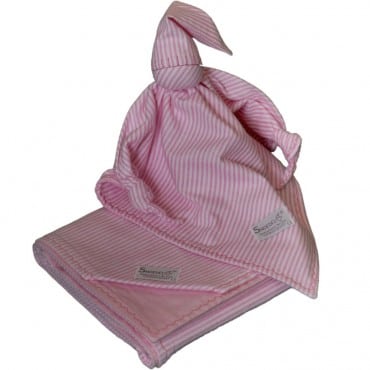Pink Stripe Set - Girls Baby Gift Set Blankets