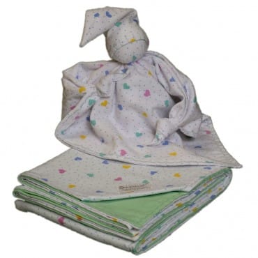 Unisex Pastel Snoedel and Blanket Set