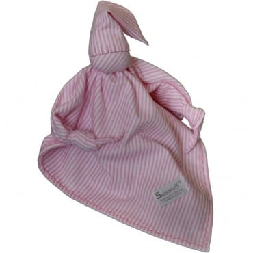Pink Stripe Snoedel Baby Blanket for Girls